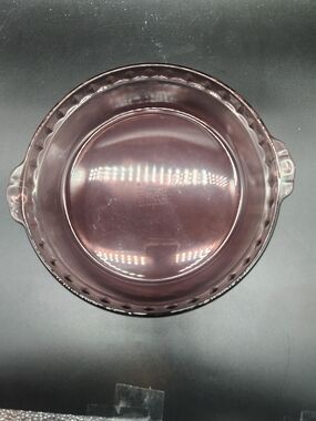 Vintage Pyrex Amethyst Purple Glass Pie Dish #229